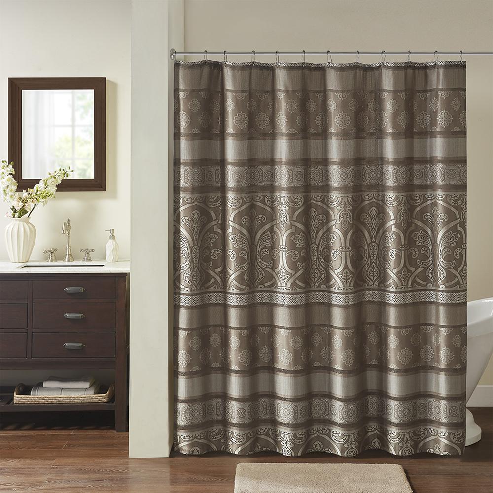 100% Polyester Jacquard Shower Curtain,MPE70-883. Picture 2