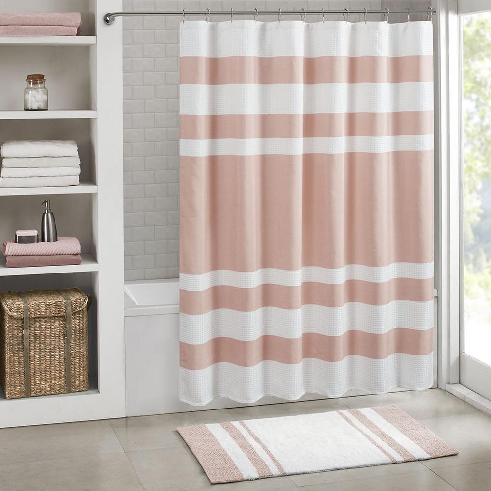 Shower Curtain with 3M Treatment Blush 868. Picture 3