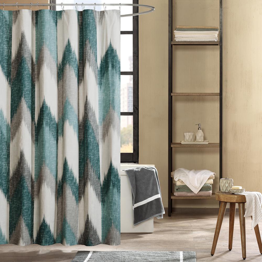 Cotton Printed Shower Curtain. Picture 4