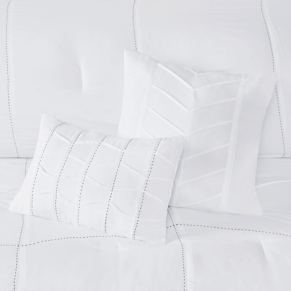 100% Polyester Microfiber 8pcs Comforter Set. Picture 7