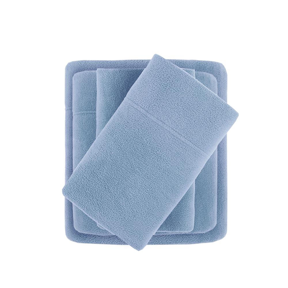 100% Polyester Knitted Micro Fleece Solid Sheet Set,SHET20-745. Picture 14