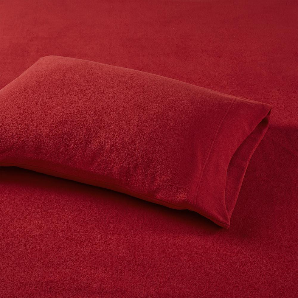 100% Polyester Knitted Micro Fleece Solid Sheet Set,SHET20-740. The main picture.