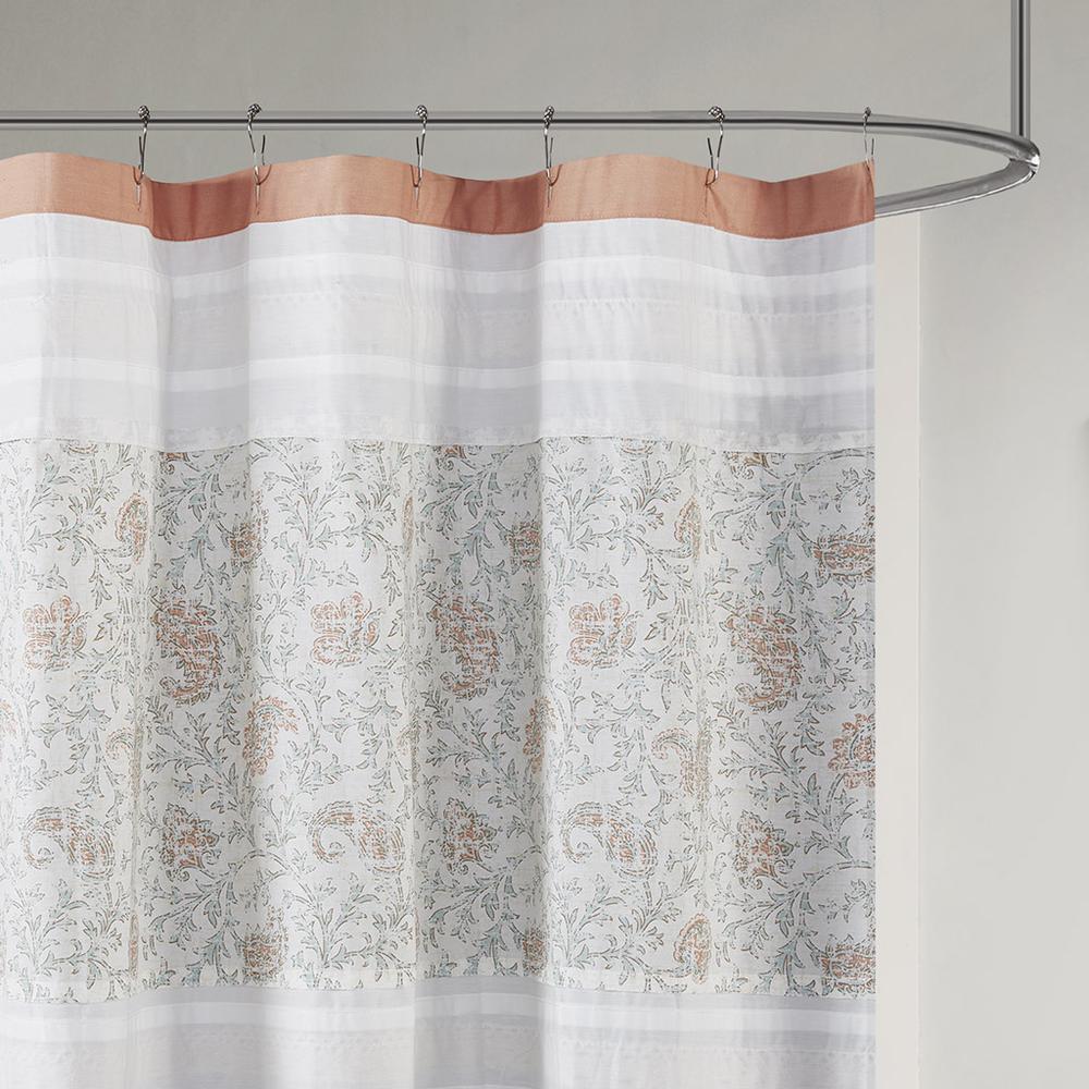 Cotton Shower Curtain. Picture 1