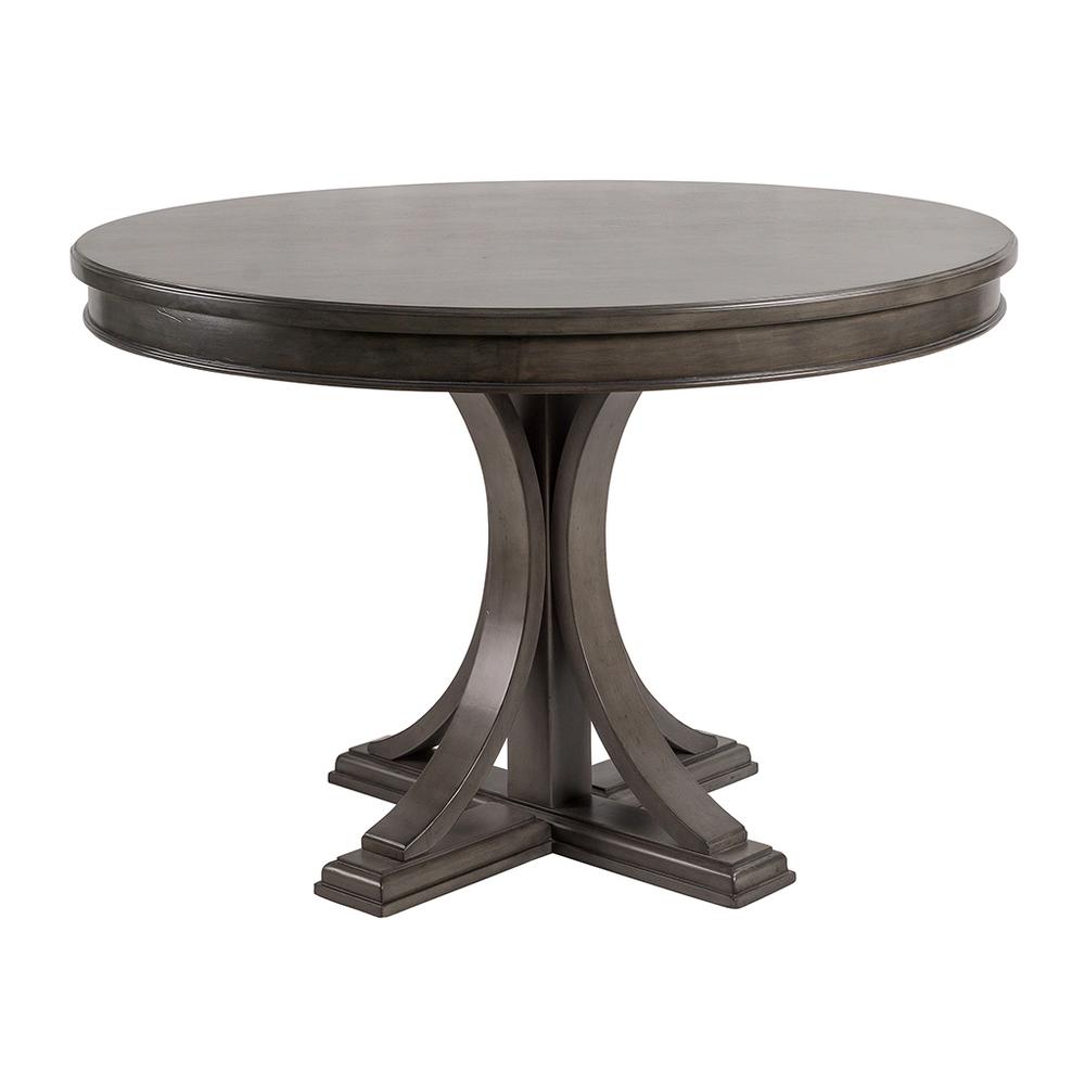 Helena Round Dining Table, Grey. Picture 1