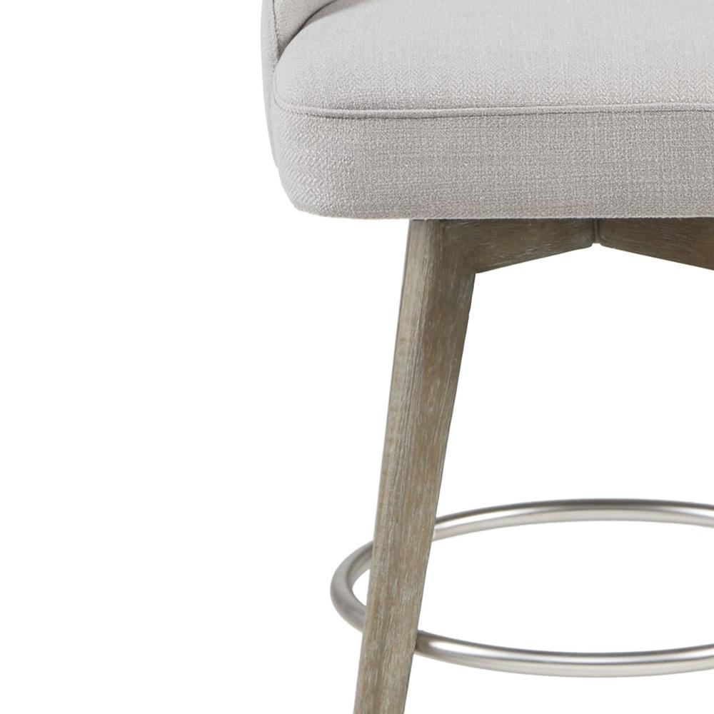 Counter Stool With Swivel Seat Grey. Picture 6