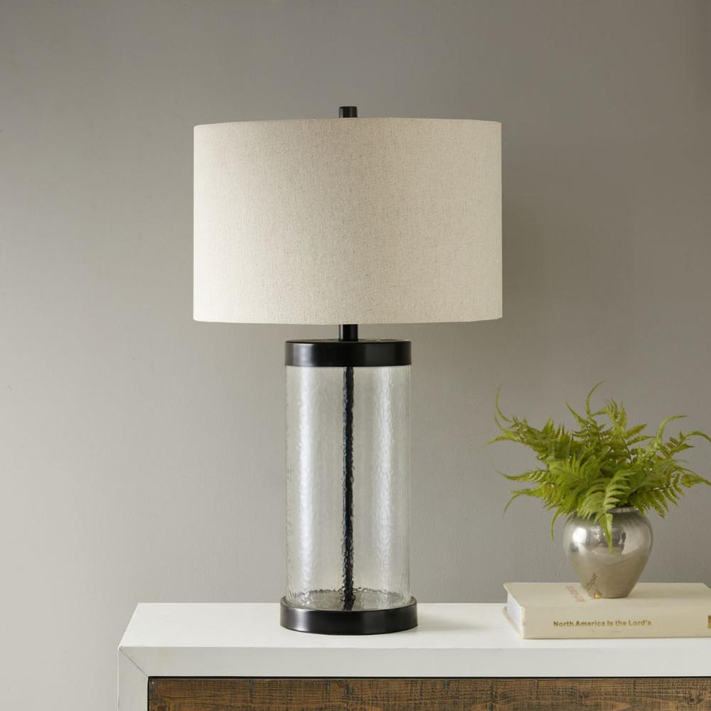Glass Cylinder Table Lamp. Picture 4