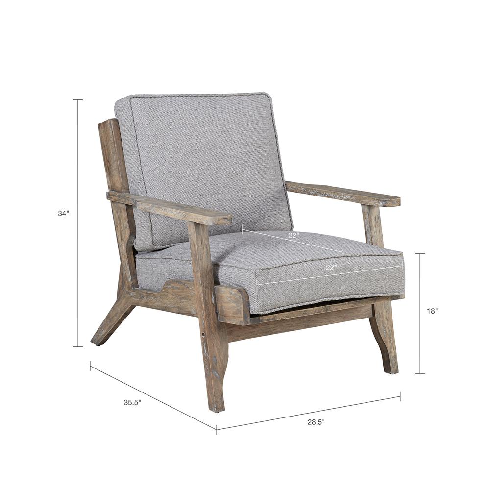Belen Kox -  Accent Chair Grey. The main picture.