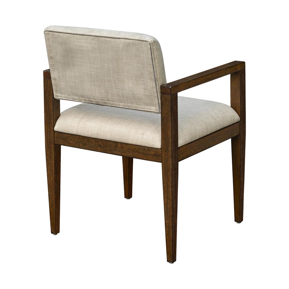 Upholstered Dining Chairs with Arms (Set of 2). Picture 2