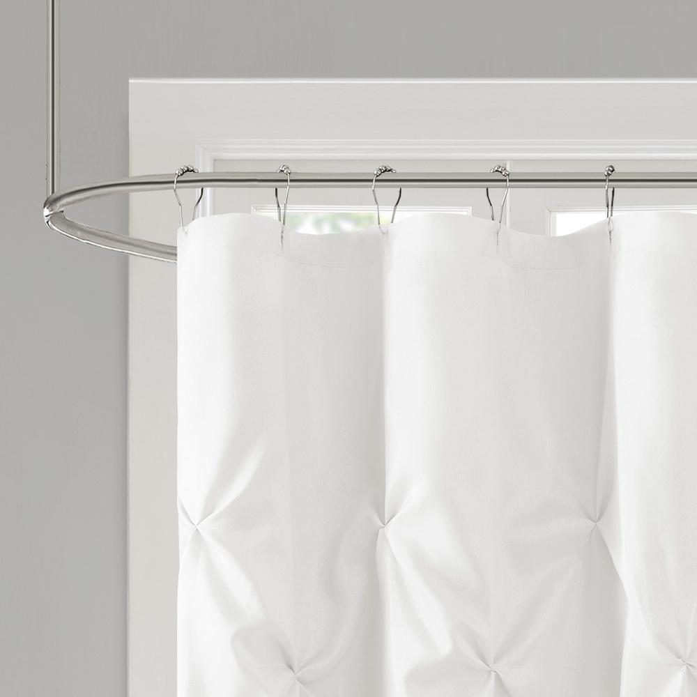 Tufted Semi-Sheer Shower Curtain. Picture 1