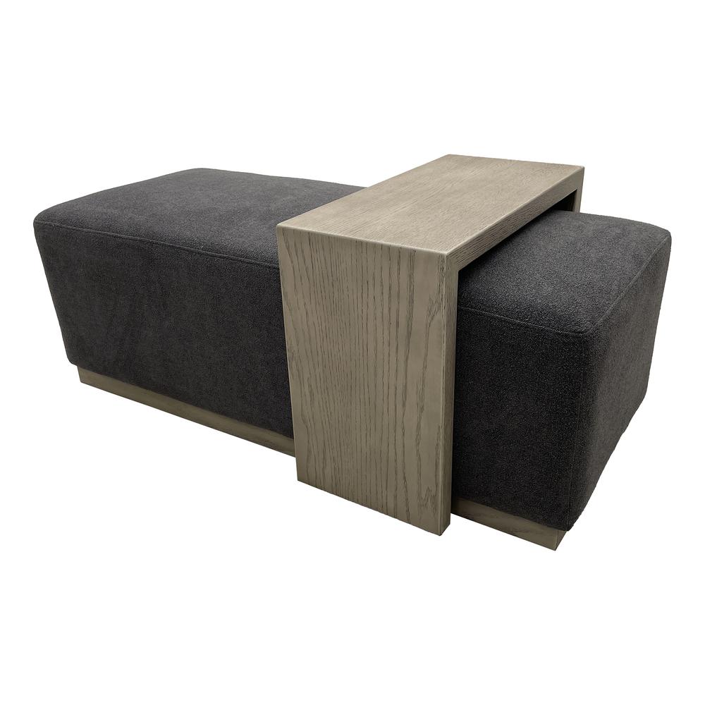 Bench/Cocktail Ottoman With Table. Picture 5