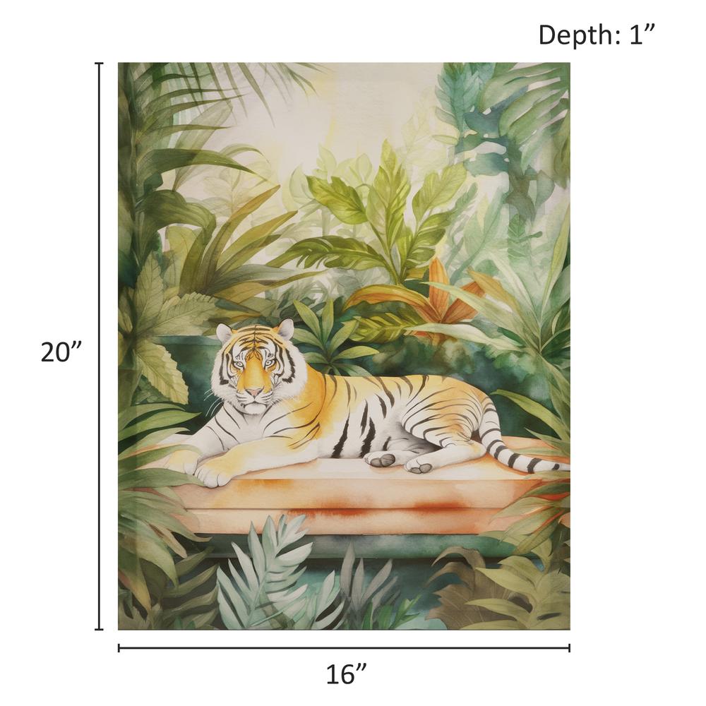 Jungle Tiger Canvas Wall Art. Picture 5