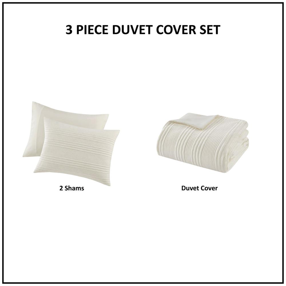 3 Piece Knitted Jersey Duvet Cover Set. Picture 5