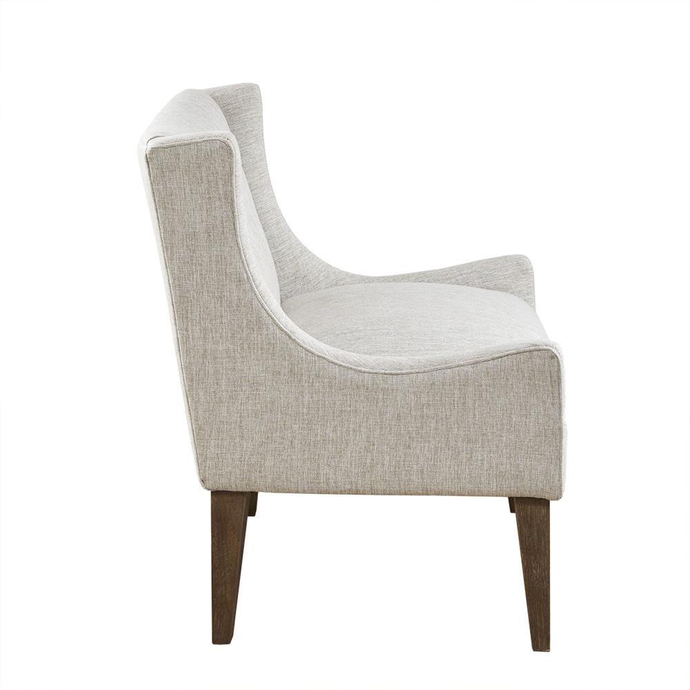 Simple and Chic Upholstered Chair with Reclaimed Wood Finish, Belen Kox. Picture 3