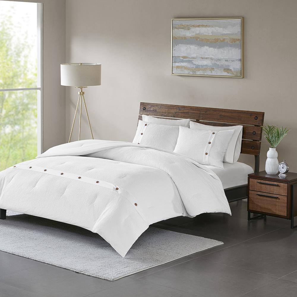 100% Cotton Waffle Weave Comforter Set,MP10-5625. Picture 2