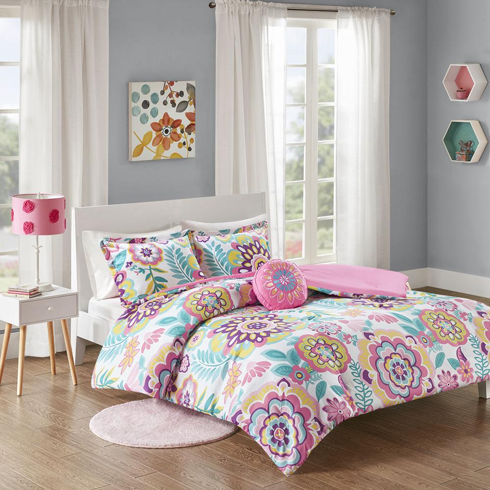 Floral Comforter Set. Picture 4