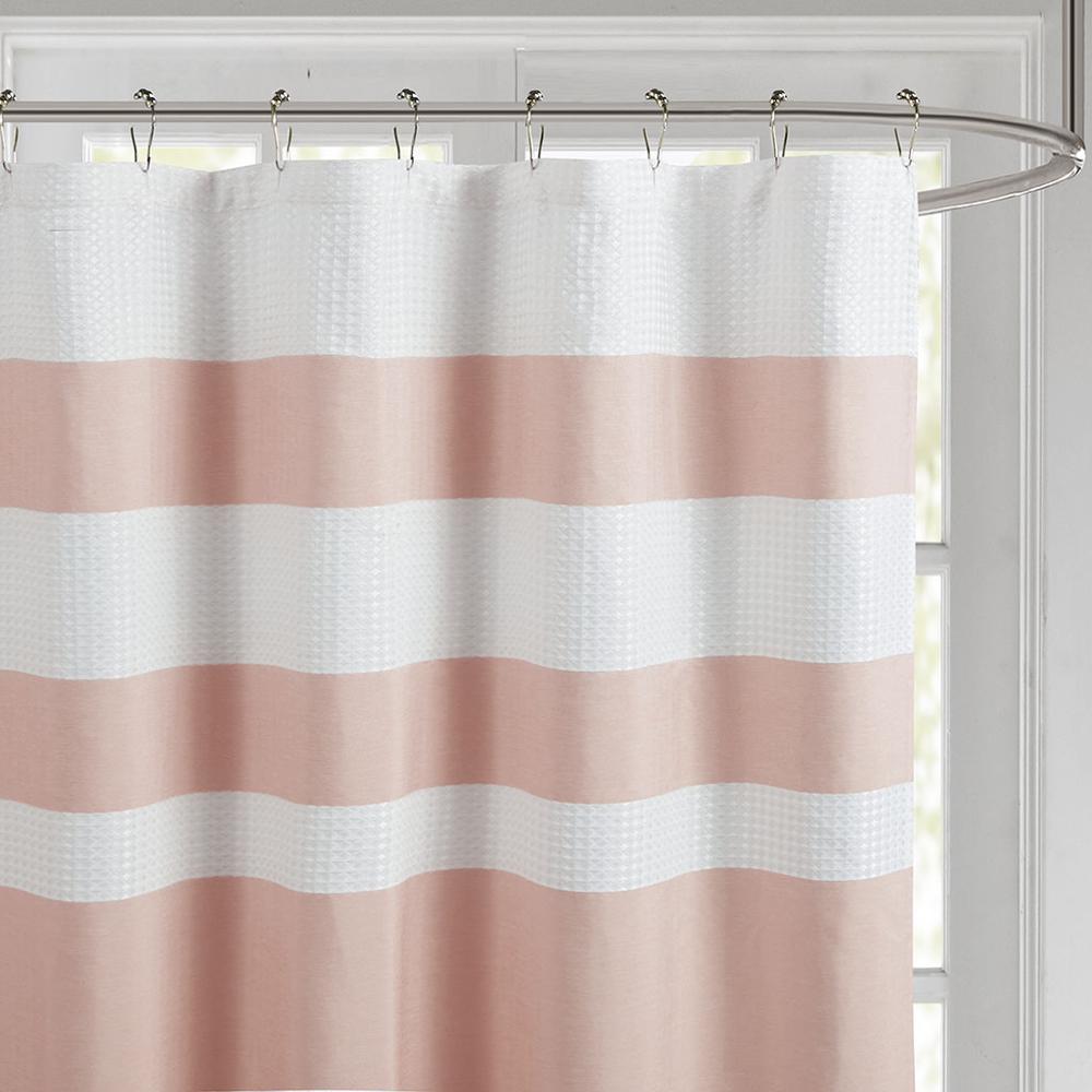 Shower Curtain with 3M Treatment Blush 868. Picture 6
