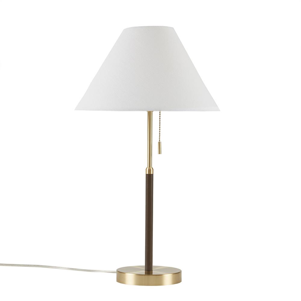 Two Tone Pull-chain Table Lamp. Picture 2