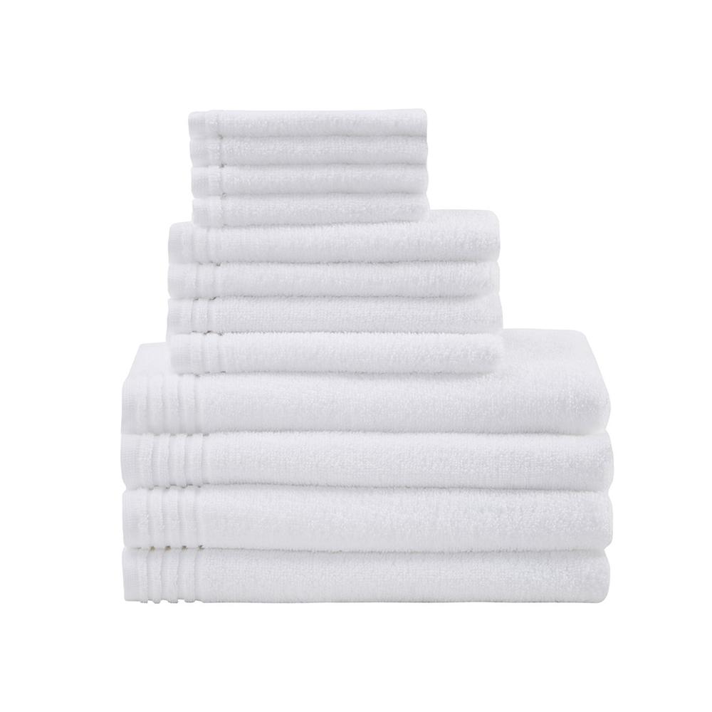 100% Cotton Quick Dry 12 Piece Bath Towel Set. Picture 2