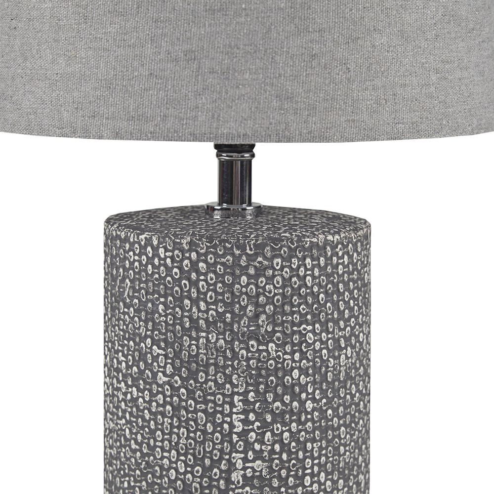 Embossed Ceramic Table Lamp. Picture 2