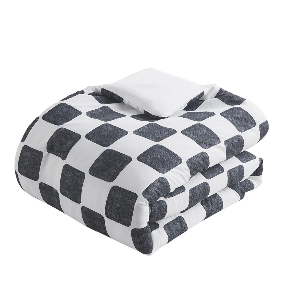 Checkered Comforter Set. Picture 1