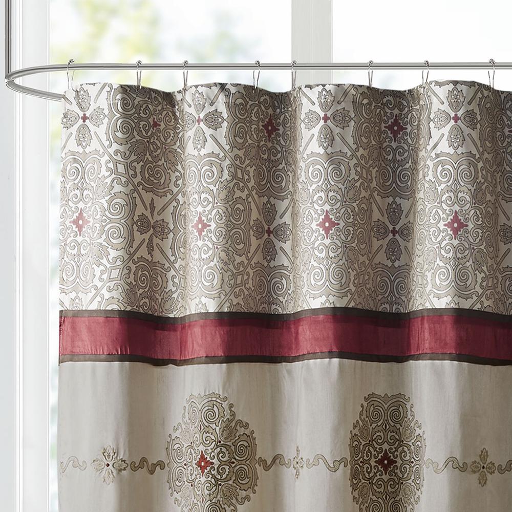 Embroidered Shower Curtain. Picture 5