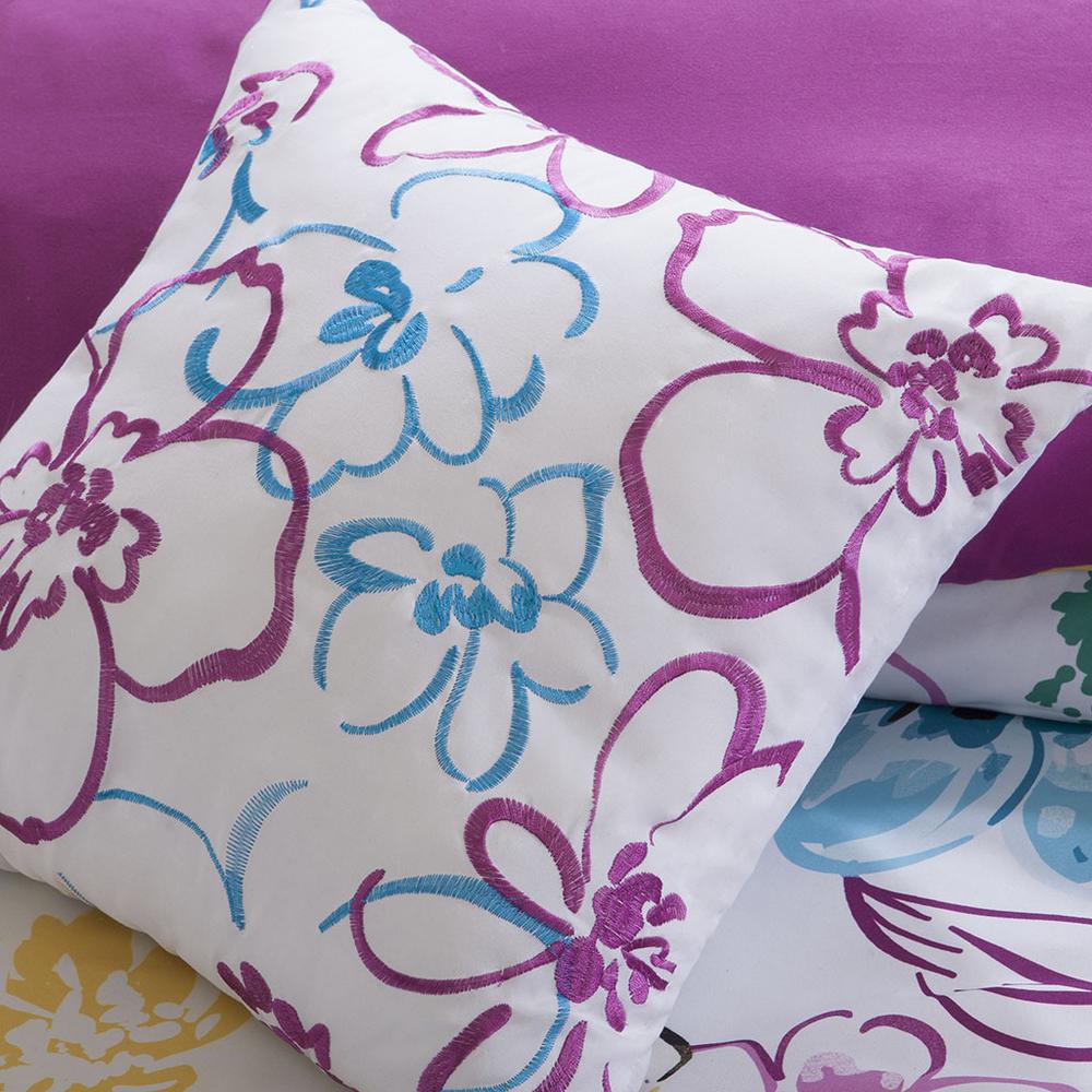 Intelligent Design Olivia Asymmetrical Floral Comforter Set, Belen Kox. Picture 3