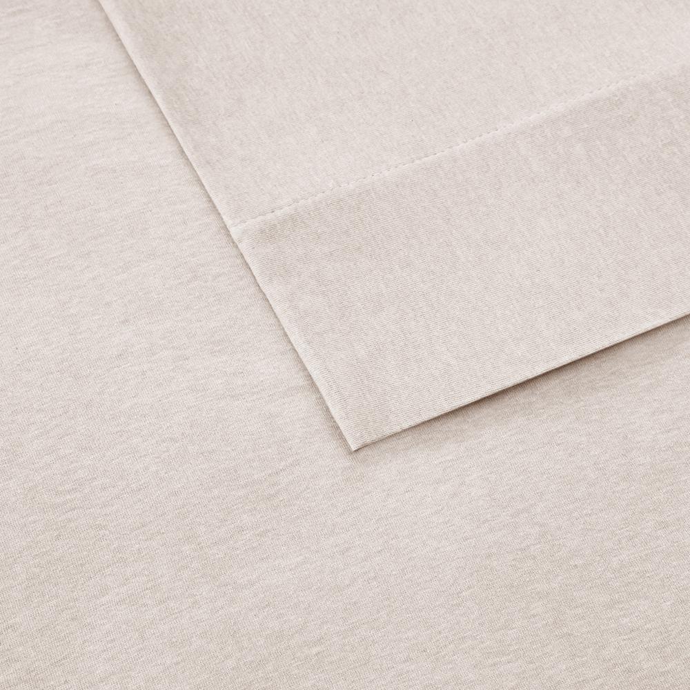 100% Cotton Knitted Heathered Jersey Sheet Set,II20-074. Picture 3