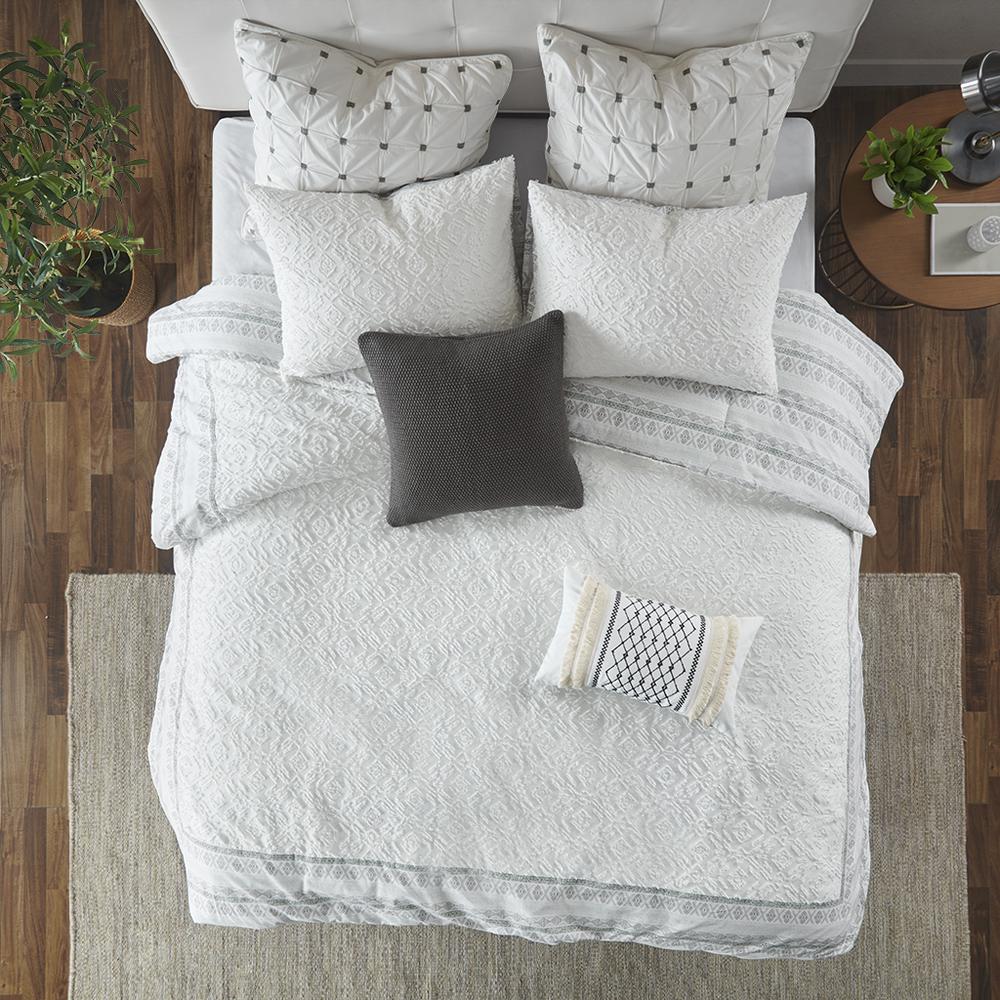 Reversible Cotton Comforter Set. Picture 1