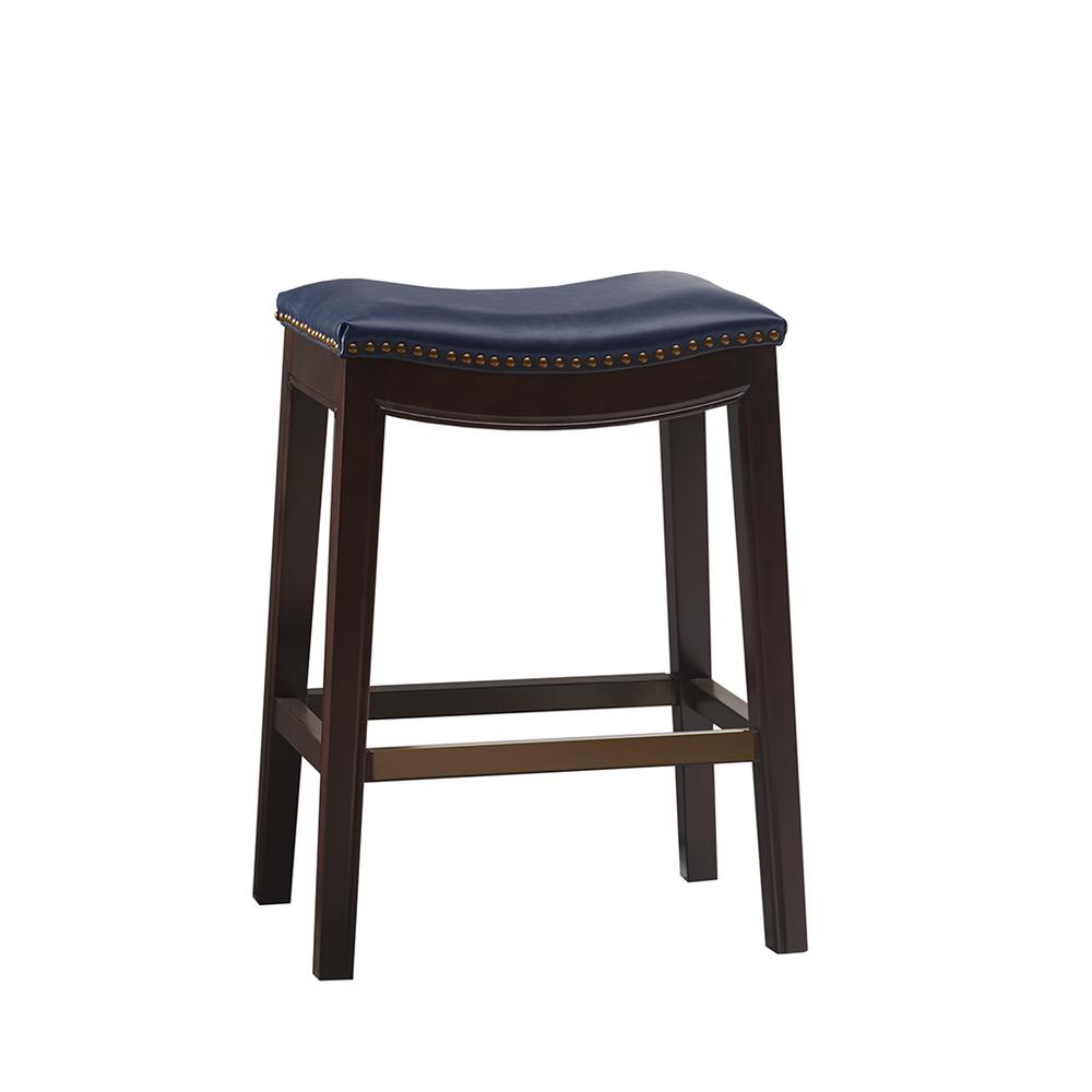 Belfast Saddle Counter Stool,FUR101-0039. Picture 1