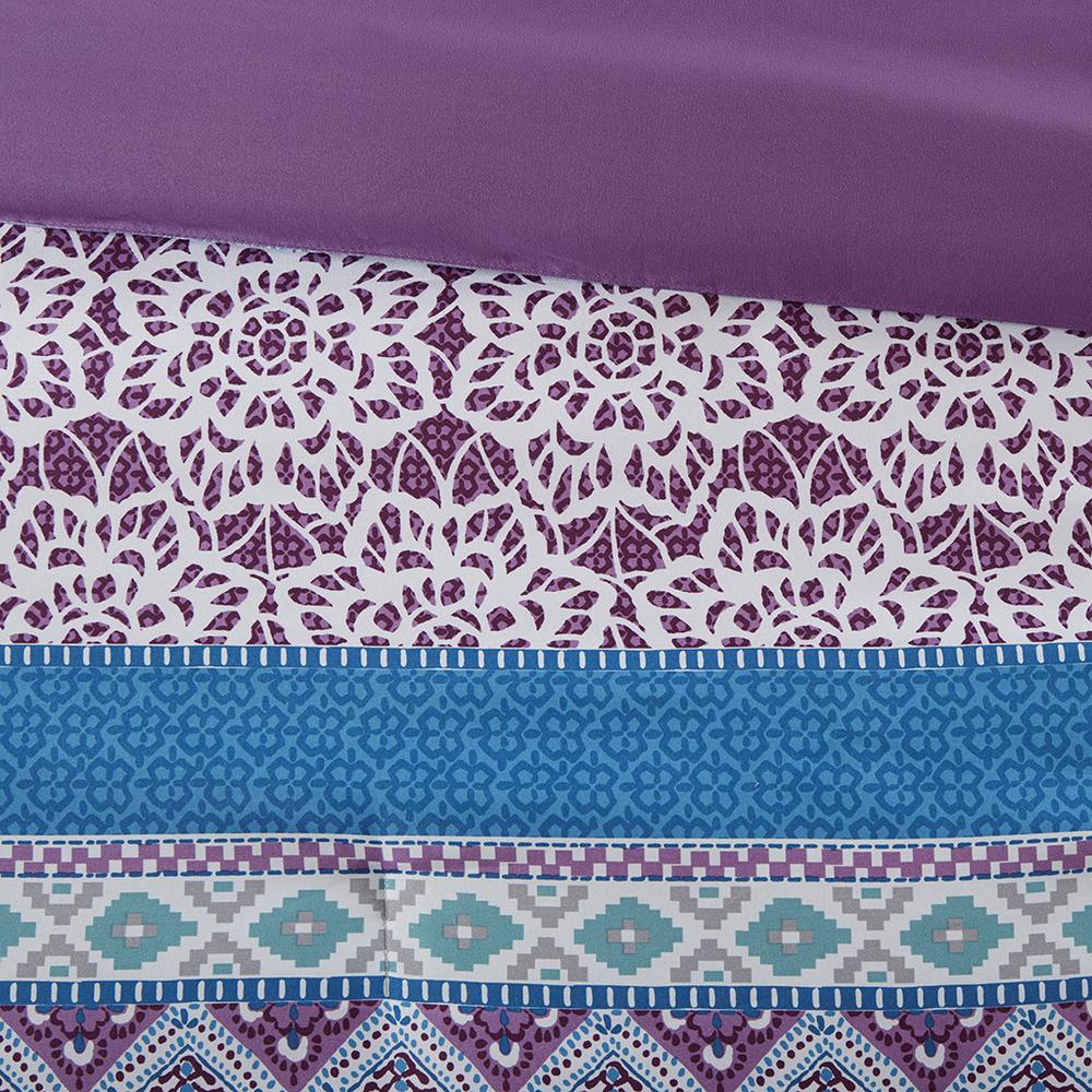 Joni Global-Inspired Comforter Set - Purple, Belen Kox. Picture 4