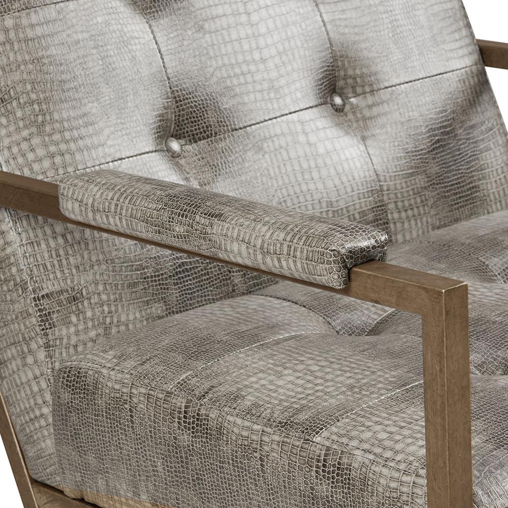 Grey Snakeskin Lounge Chair, Belen Kox. Picture 5