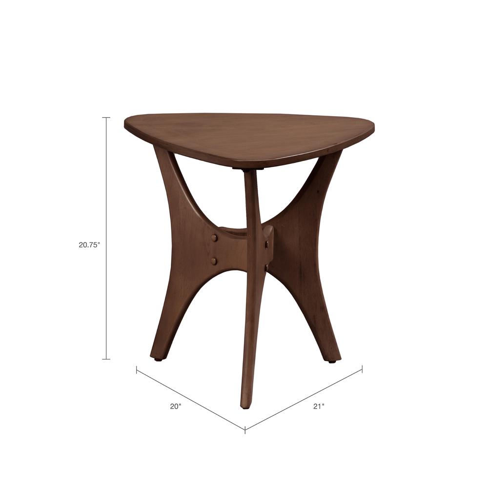 Blaze Triangle Wood Side Table, Belen Kox. Picture 1