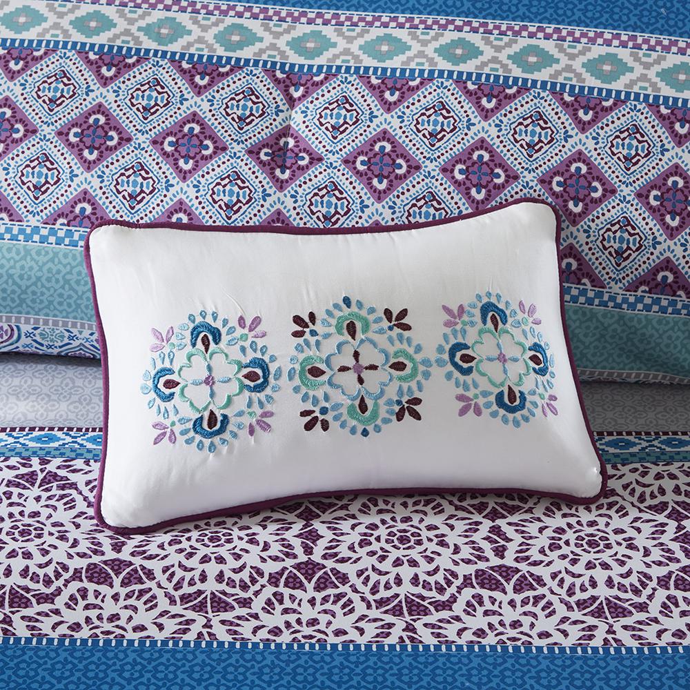 Joni Global-Inspired Comforter Set - Purple, Belen Kox. Picture 2