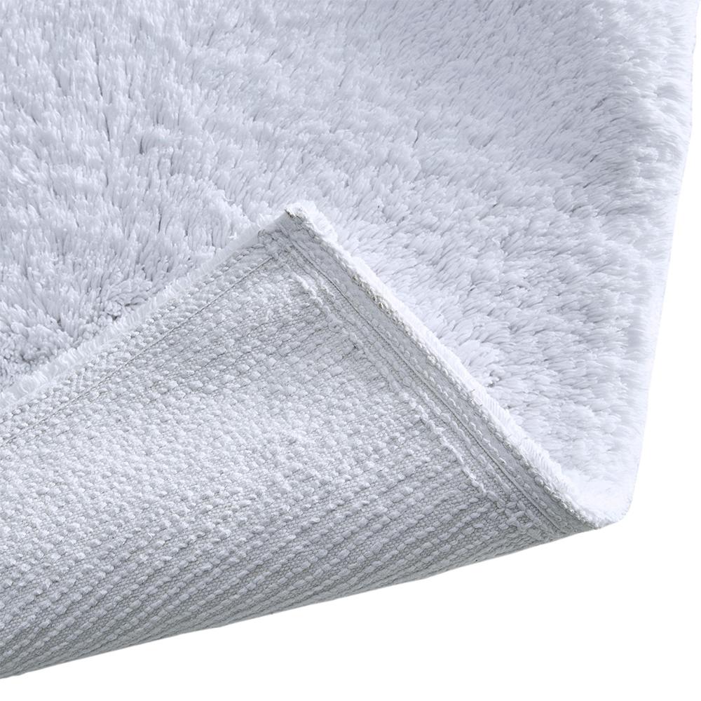 Canadian Linen Premium Cotton Bath Mat 780 GSM Thick, 20 X 30 Large, Soft  Absorbent Non-Slip Reversible Machine Washable Shower Floor Sink Bath  Towels, 2 Pack, White 