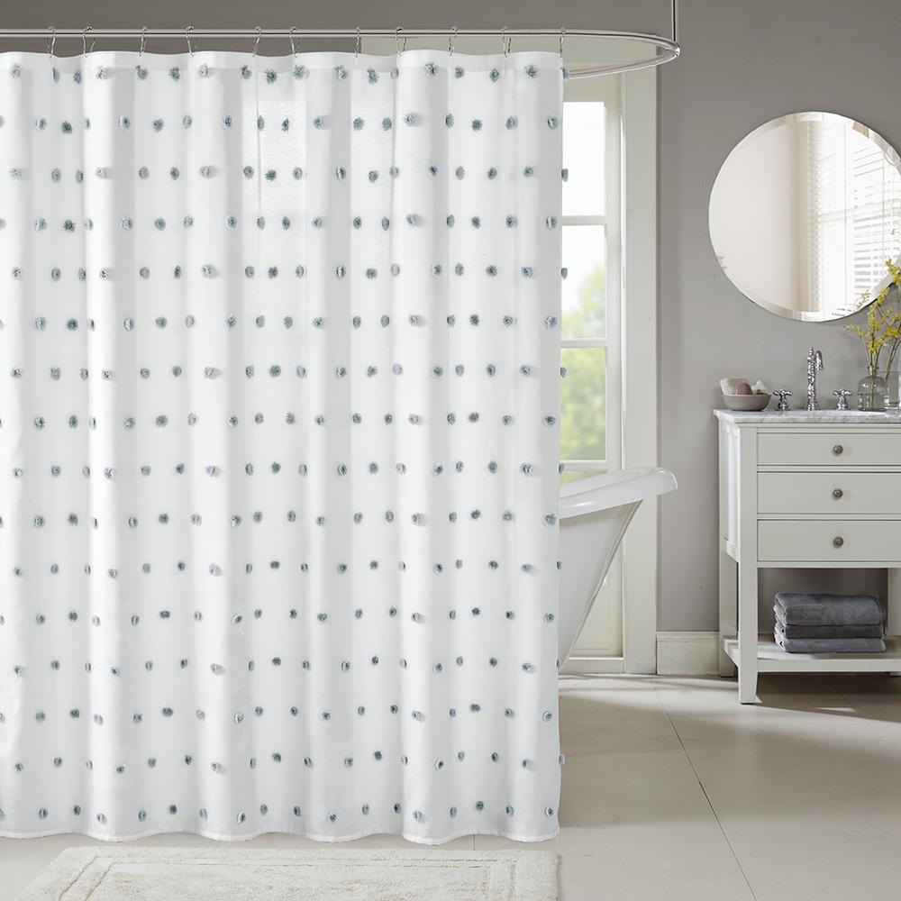 100% Polyester Clip Shower Curtain,MP70-3477. Picture 2