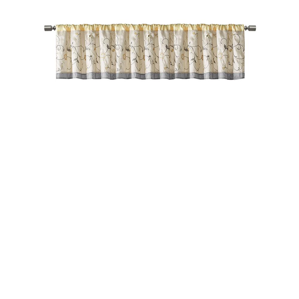 Embroidered Window Valance. Picture 1