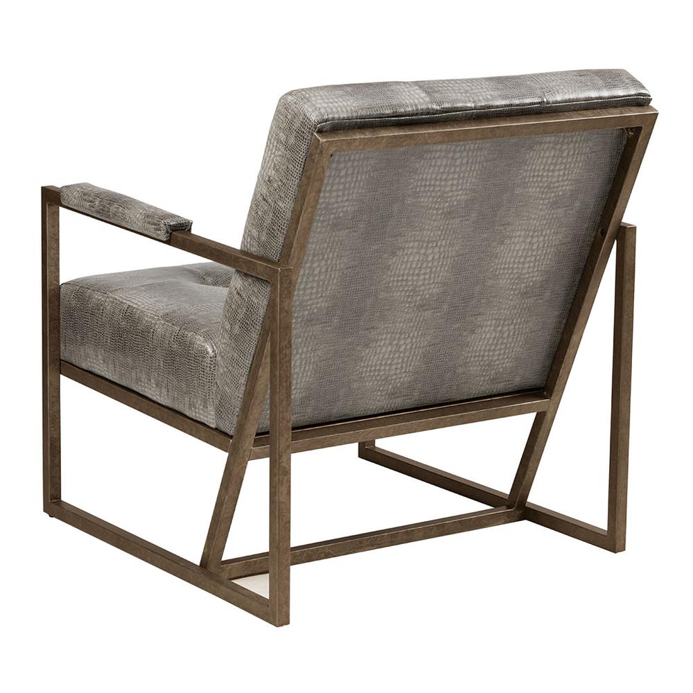 Grey Snakeskin Lounge Chair, Belen Kox. Picture 4