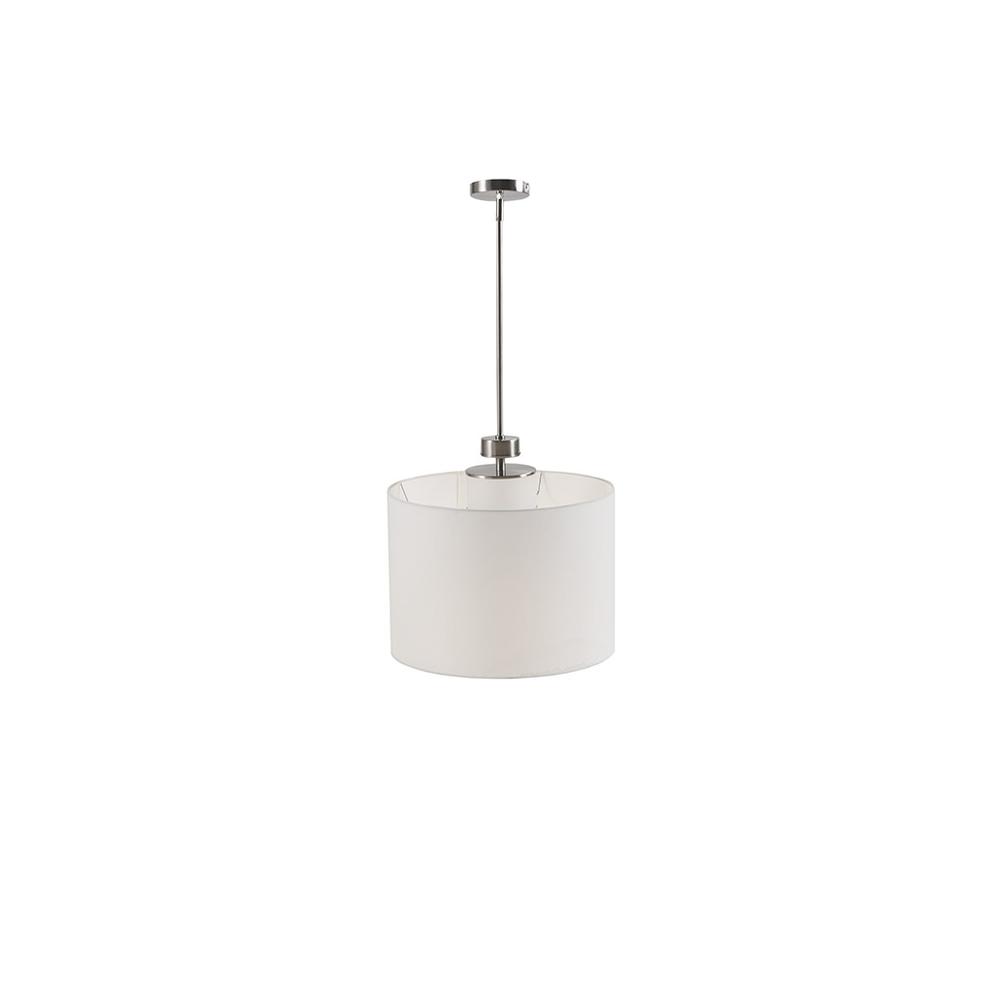 Pendant with White Linen Shade, Belen Kox. Picture 1