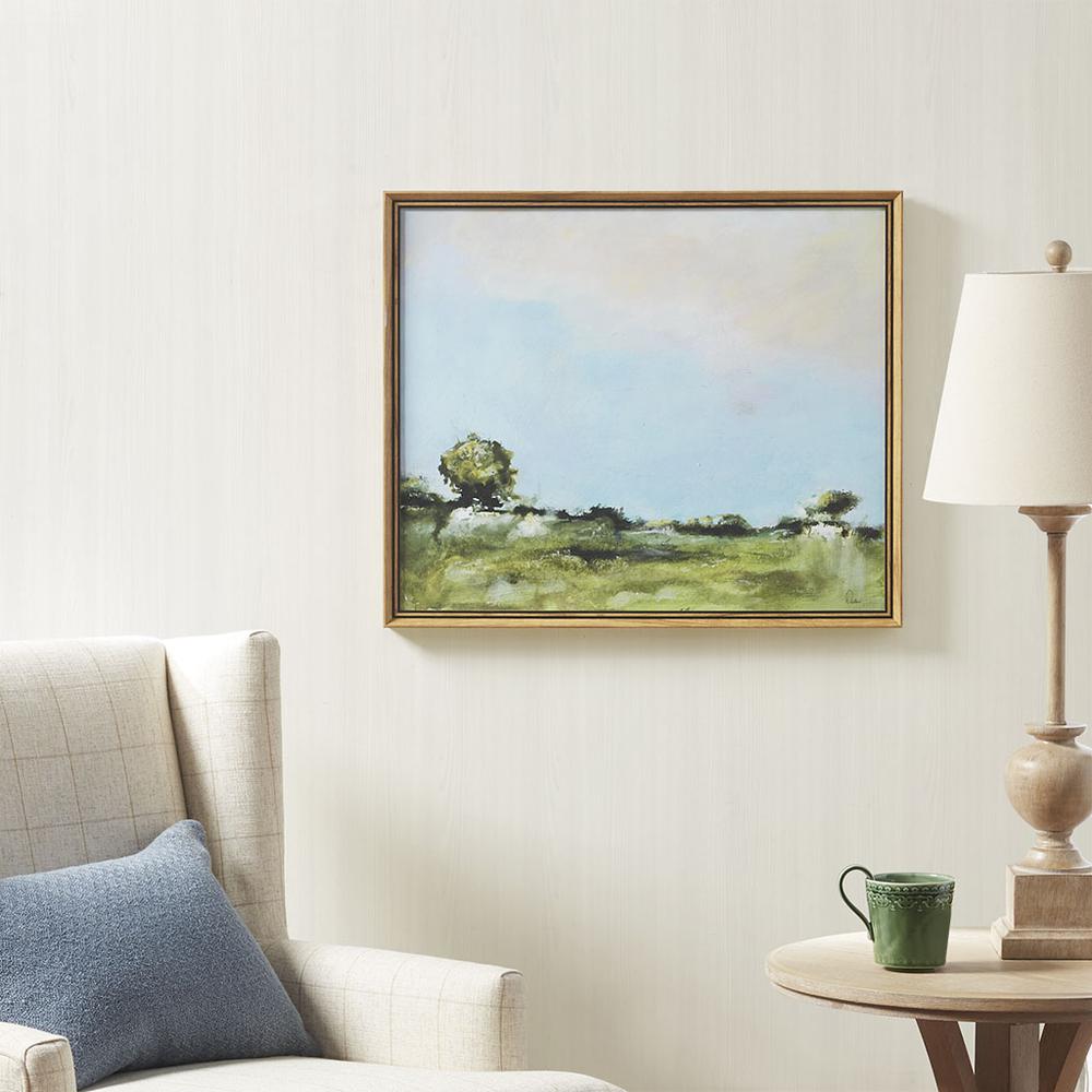 Abstract Landscape Framed Canvas Wall Art. Picture 2