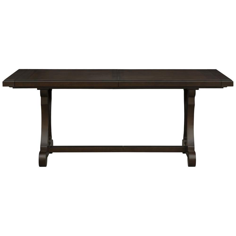 Rectangle Extension Dining Table. Picture 1