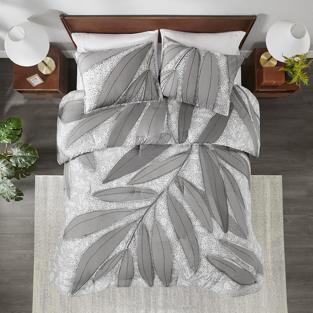 Botanical Cotton Comforter Set. Picture 3