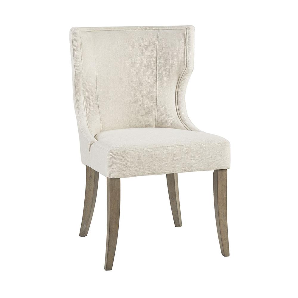 Upholstered Wingback Dining Chair. Picture 3