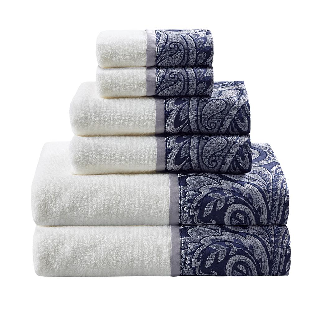 6 Piece Jacquard Towel Set. Picture 2