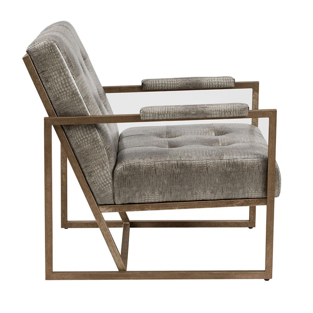 Grey Snakeskin Lounge Chair, Belen Kox. Picture 3