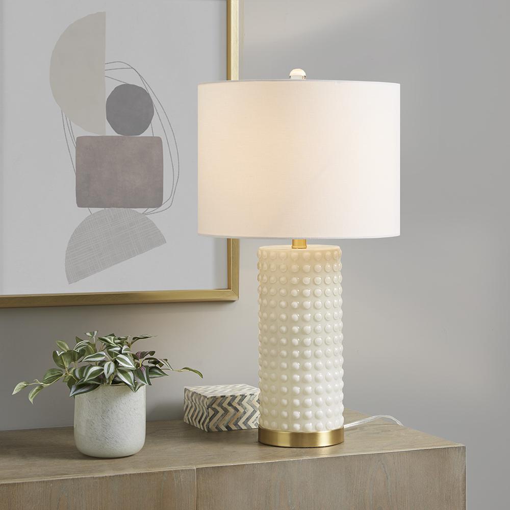 Textured Dot Table Lamp. Picture 1