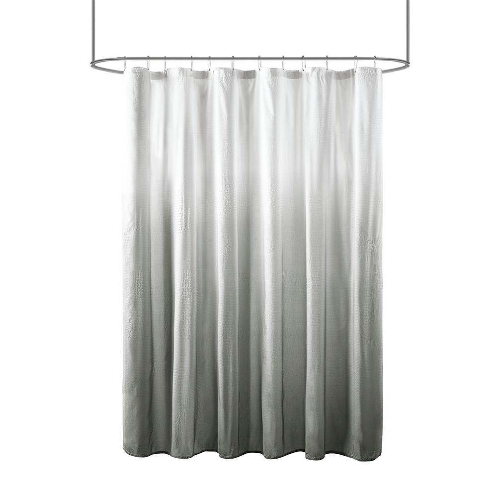Ara Ombre Printed Seersucker Shower Curtain, Belen Kox. Picture 1