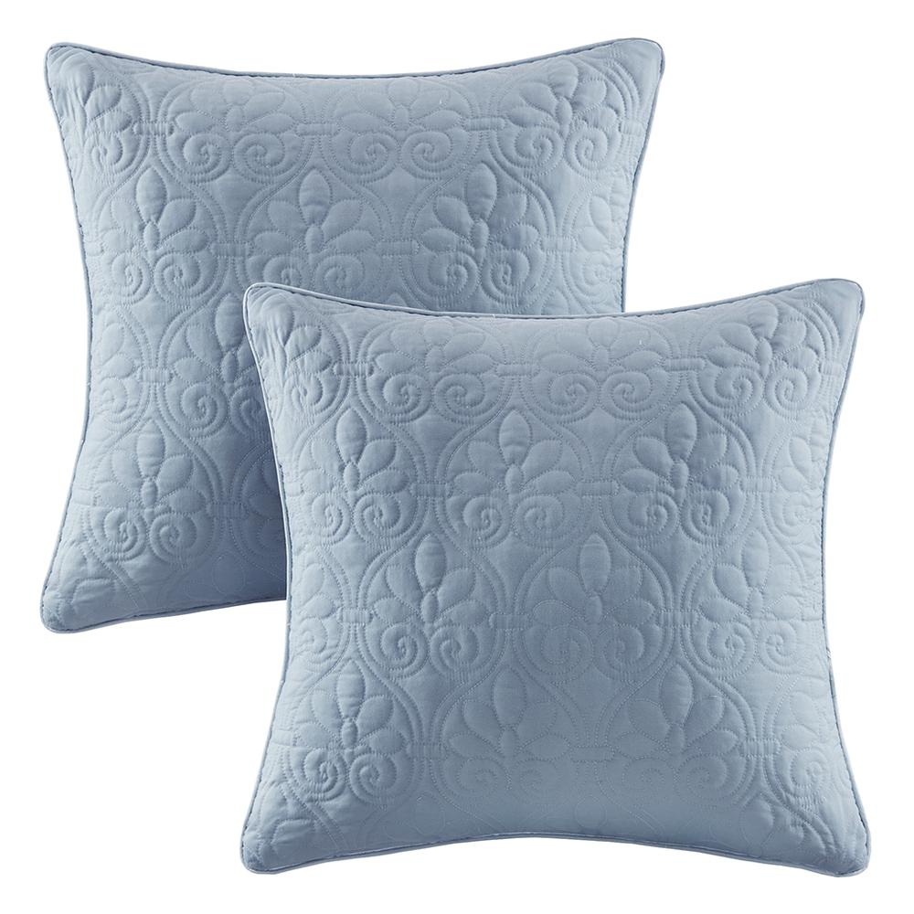 100% Polyester Microfiber Quilted Square Pillow Pair,MP30-3407. Picture 1