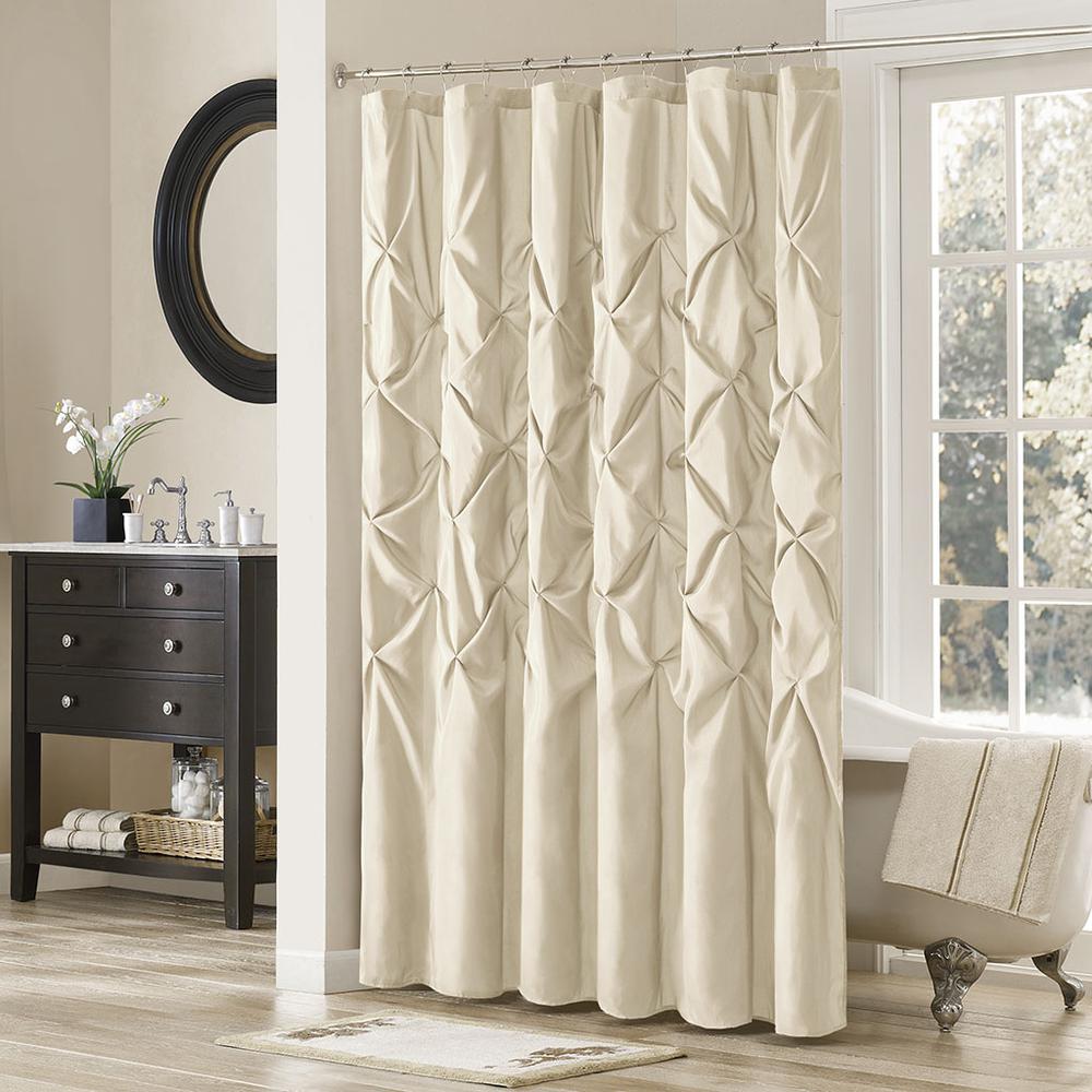 Tufted Semi-Sheer Shower Curtain. Picture 3