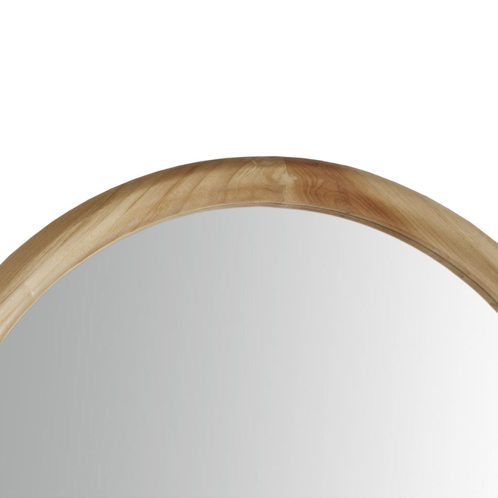 Arched Wood Wall Mirror. Picture 2