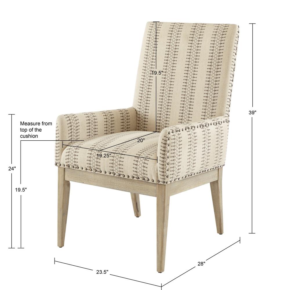 High Back Dining Armchair (Set of 2). Picture 1
